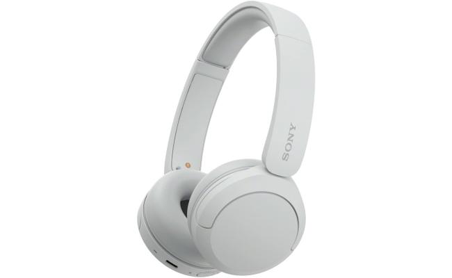 Sony CH520 Wireless Headphones, Bluetooth 5.2, 2.4GHz Band Frequency, Up to 40 Hours Continuous Communications, Up to 3 Hours Charing Time, Silver